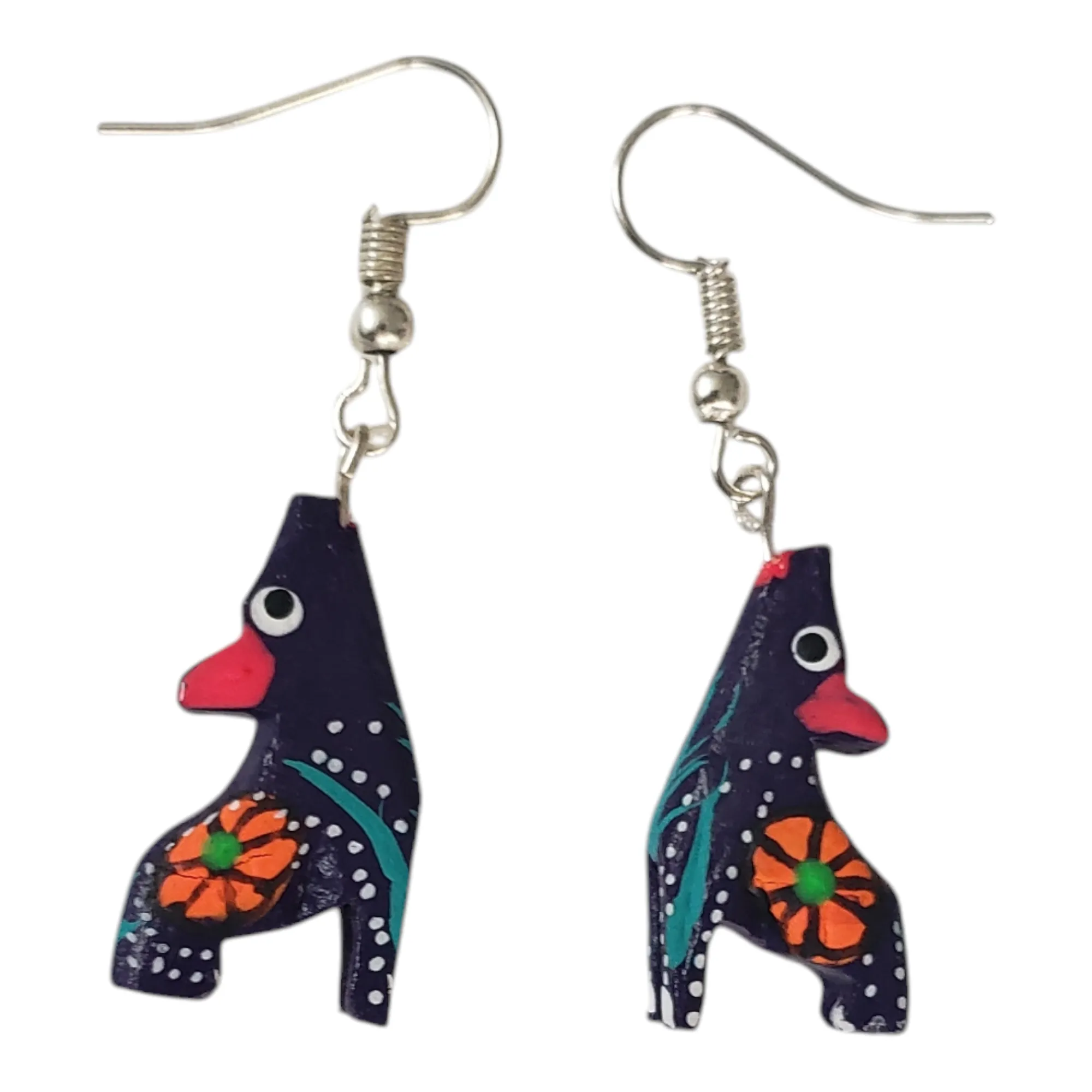 Alebrije Earrings from Oaxaca Mexico