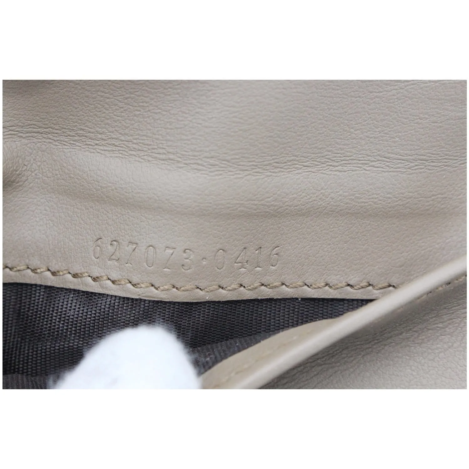 GUCCI Dionysus GG Supreme Canvas Card Case Wallet Beige 627073